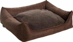 MaxxNobel Orthopedische sofa lederlook/teddy Cognac (Small)