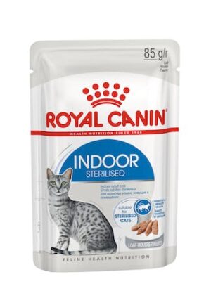Royal Canin Indoor Sterilised, brokjes in saus 12x85g