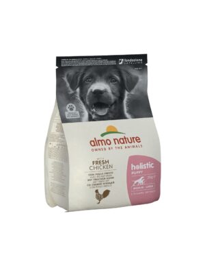 Almo Nature Droogvoer Holistic Hond M Puppy Kip 2kg