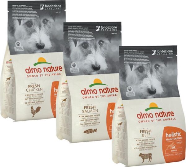 Almo Nature Droogvoer Holistic Hond XS-S Rund 400g
