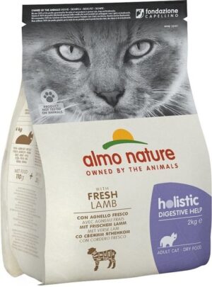 Almo Nature Droogvoer Holistic Kat Digestive Help Lam 2kg