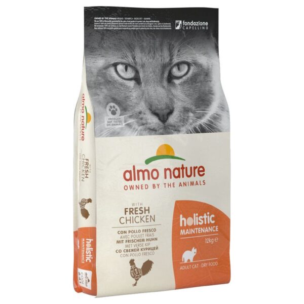 Almo Nature Holistic kat kip&rijst 12kg