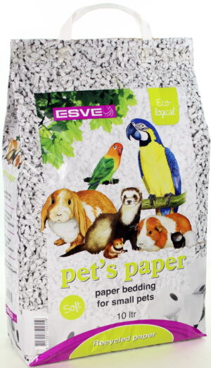 ESVE Bodembedekking Pet's Paper Bedding 10 ltr