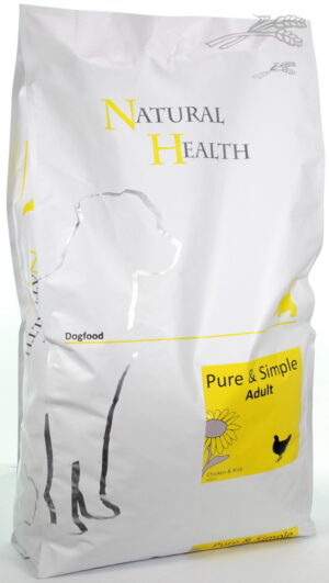 Natural Health Droogvoer Dog Chicken & Rice 7,50 kg