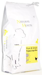 Natural Health hond Chicken & Rice Puppy Large bite 2,5 kg