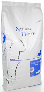 Natural Health hond Fish & Rice 12,5 kg