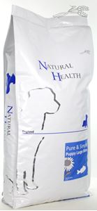 Natural Health hond Fish & Rice Puppy Large Bite12,5 kg