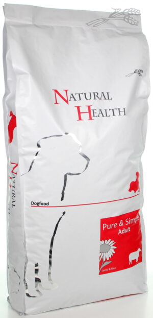 Natural Health hond Lamb & Rice Adult 12,5 kg