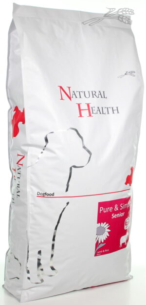 Natural Health hond Lamb & Rice Senior12,5 kg