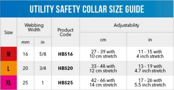 Rogz Beltz Utility Safety halsband L Yellow1 st