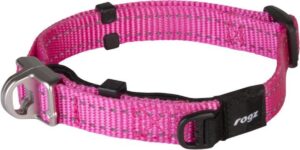 Rogz Beltz Utility Safety halsband M Pink1 st