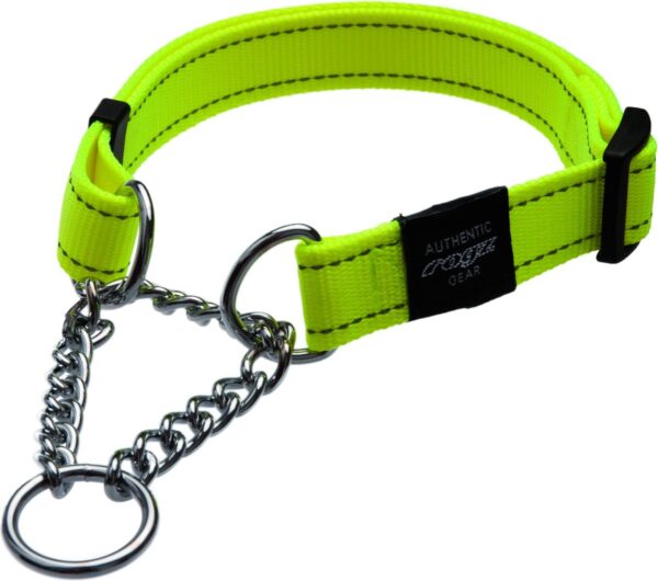 Rogz Control Chain halsband XXL geel