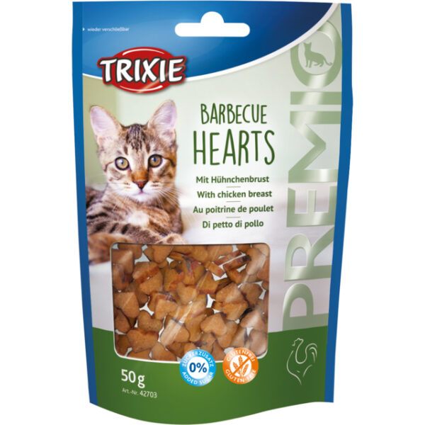 Trixie Kattensnack BBQ hartjes