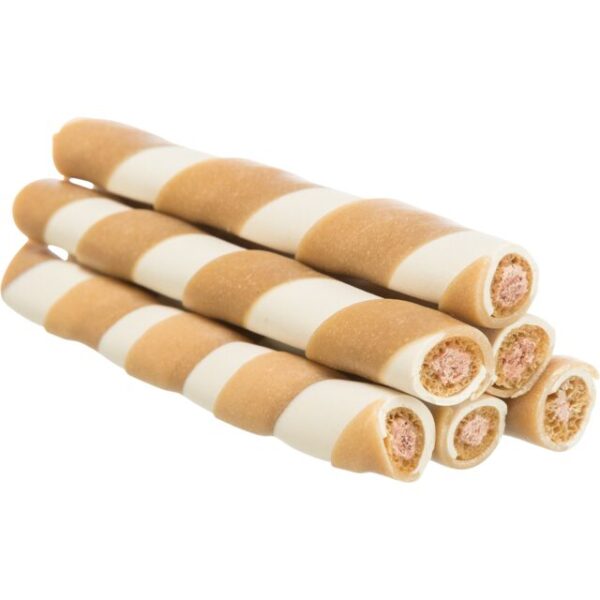 Trixie Kauwrollen Chicken Gevuld Roll, los 10 cm, 17gr