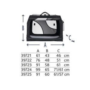 Trixie Mobiele Kennel Vario 30 S–M: 76 × 48 × 51 cm