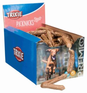 Trixie PREMIO Picknicks worstketting, bacon 8 cm, 8 g