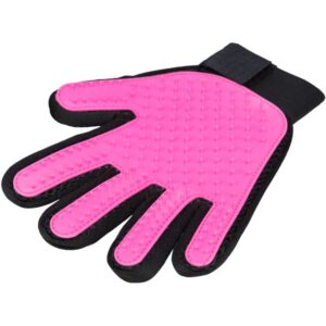 Trixie Vachtverzorgingshandschoen, mesh-materiaal/TPR 16 × 24 cm Roze/zwart