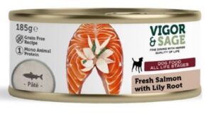 Vigor&Sage dog salmon lily root 180gr