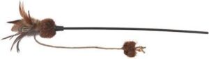Trixie Speelhengel bal/veren, kunststof/pluche, catnip 54 cm