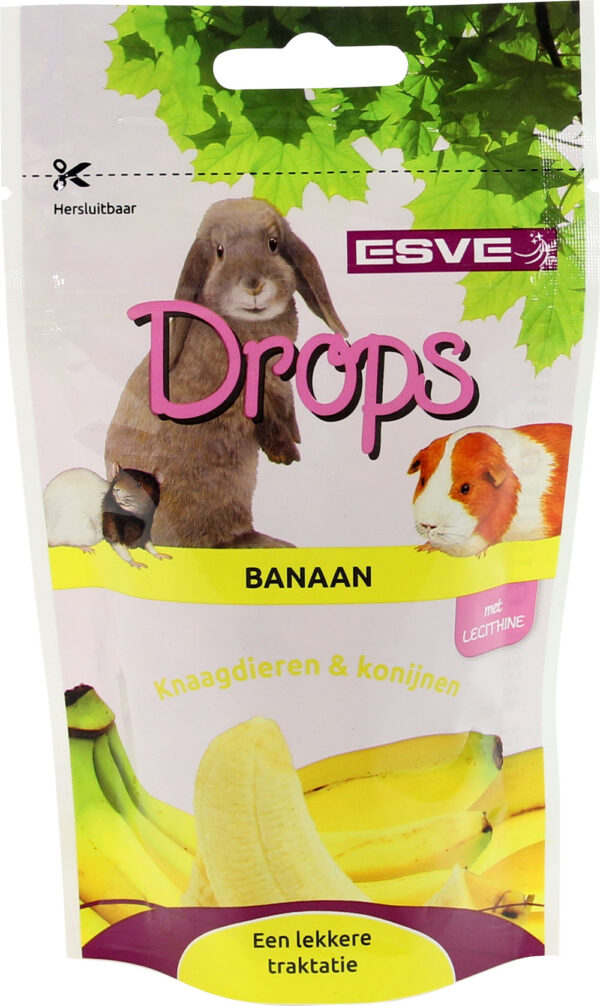 Esve Knaagdier Drops Banaan 75 gr