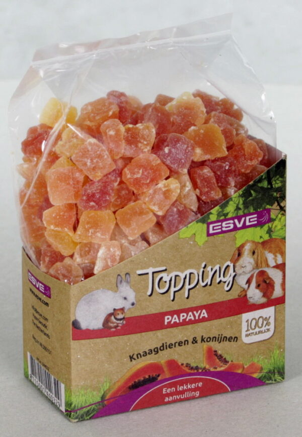 Esve Topping Papaya Knaagdier 250 gr