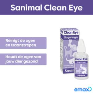 Sanimal clean eye oogreiniger hond/kat 30ml
