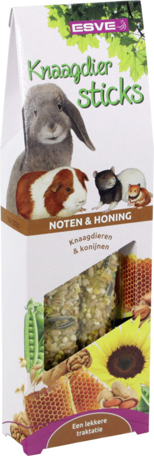 Esve Knaagdiersticks Noten en Honing 2 st