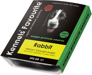 Kennels Fav. Steamed Rabbit 395 gr