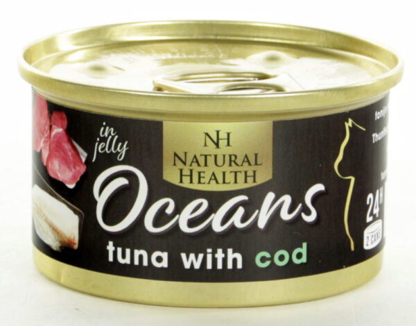 Nh Cat Oceans Tuna with Cod 85 Gr