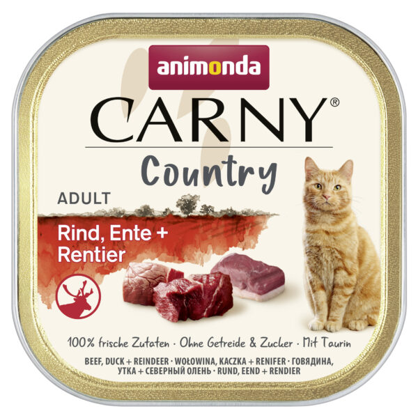 Animonda Carny Country Rund/Eend/Rendier 100 gr