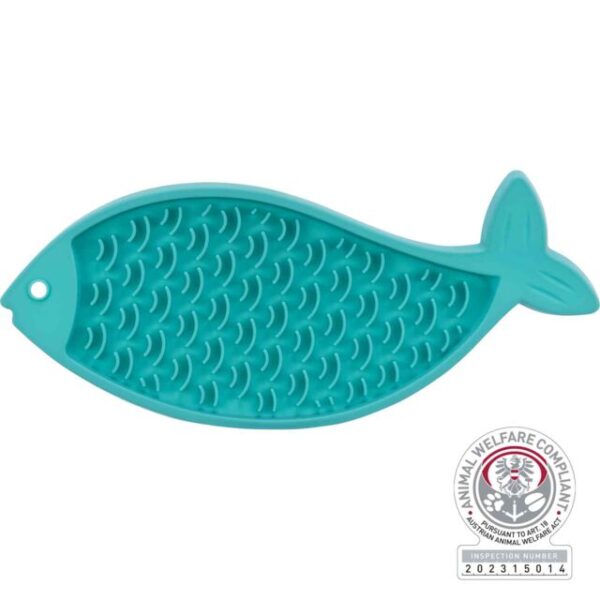 Trixie Lick plaat silicone petrol 28 cm