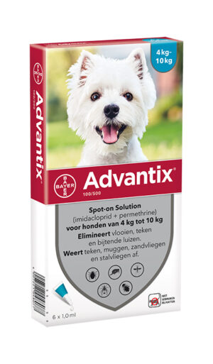 Advantix parasietbehandeling spot-on hond 100 6pip