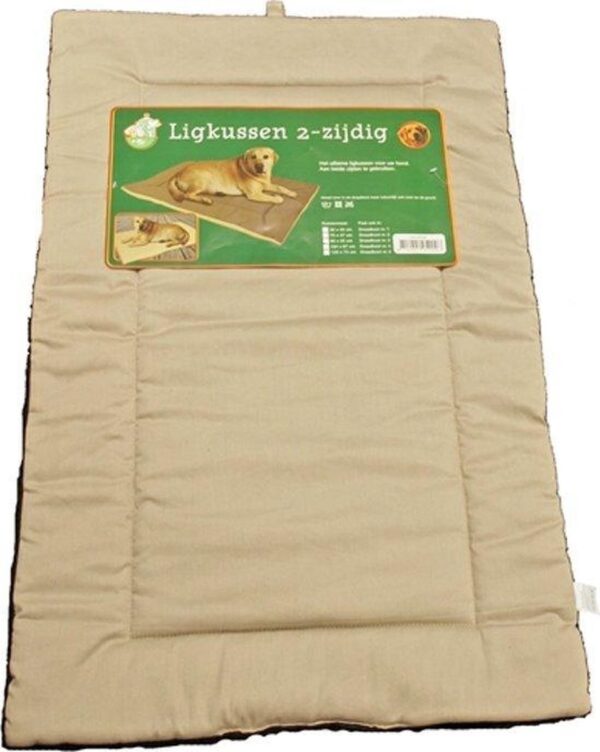 Boon Ligkussen Cozy Duo Beige/Zw. 58X42 cm