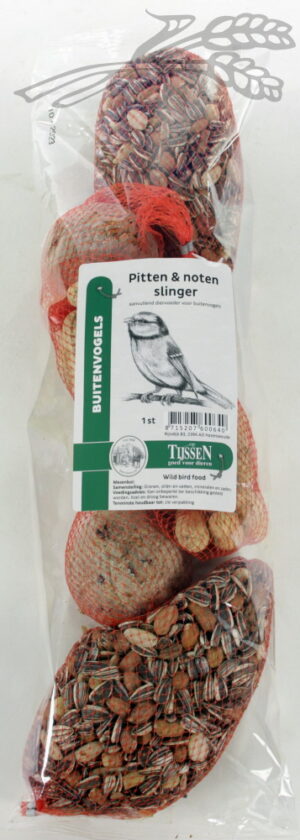 Buitenvogels Slinger Pitten & Noten Verpakt15x1 st