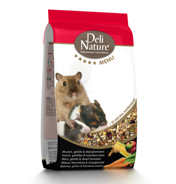 Deli Nature 5* Menu muis/gerbil/dwerghamster 750gr