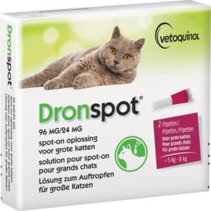 Dronspot middelgrote kat 2pip