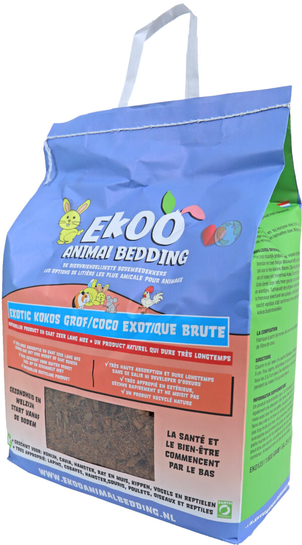 Ekoo Animalbedding Exotic Kokos Grof 25Ltr.