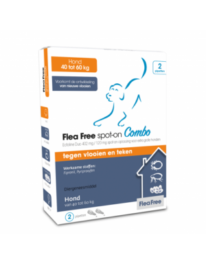 Flea Free spot-on combo hond 40-60 kg 2pip