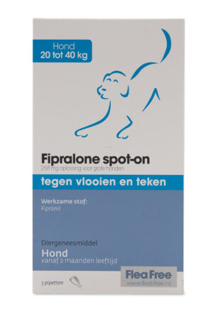 Flea Free spot-on hond 20-40kg 3pip