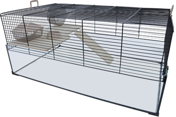 Interzoo Hamsterkooi Vision 78 Zwart