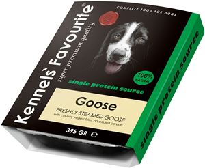 Kennels Fav. Steamed Goose 395 gr