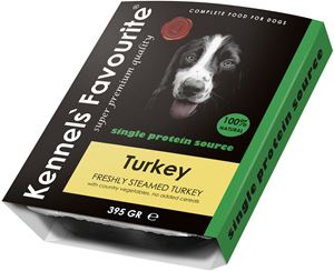 Kennels Fav. Steamed Turkey 395 gr