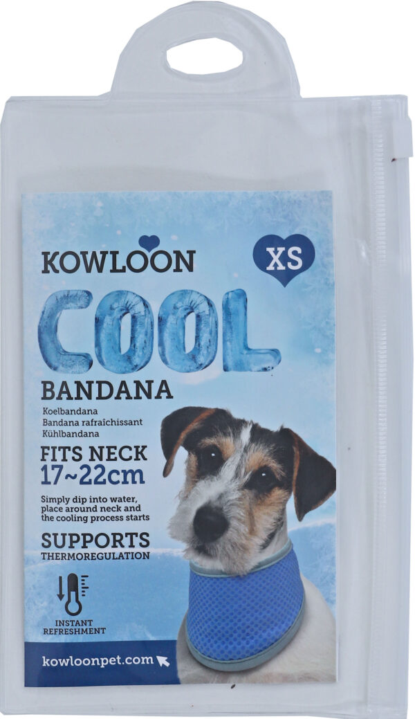 kowloon Bandana PVA Blauw XS 17-22CM