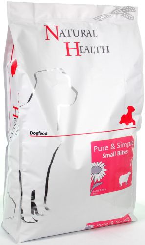 Natural Health Droogvoer hond Lamb & Rice Small Bite7,50 kg