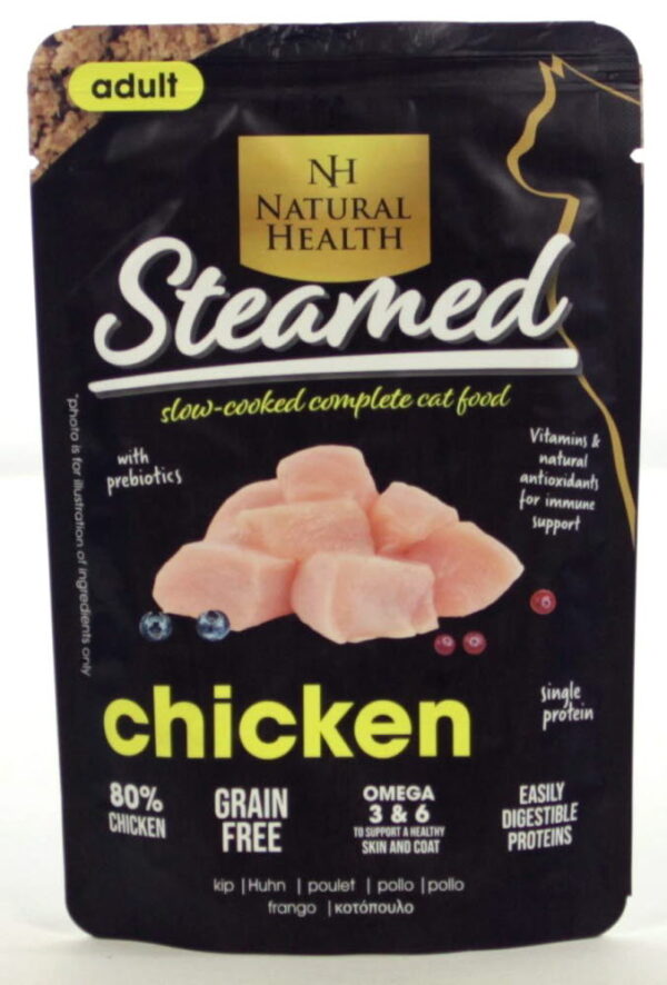 NH Cat Steamed Adult Chicken 85g