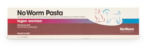 No Worm pasta hond/kat 25ml