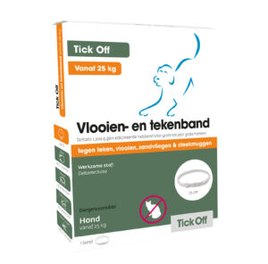 Tick Off vlooien-&tekenband >25 kg 1st