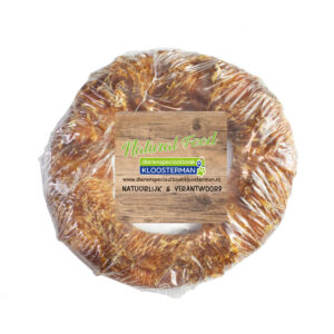 Dsz Kloosterman Wit buffelhuid donut 10 cm met kip 1-pack