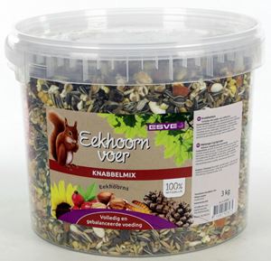 ESVE Eekhoornvoer Knabbelmix3 kg