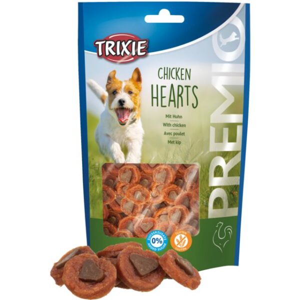 Premio chicken hearts met kip 100 gr